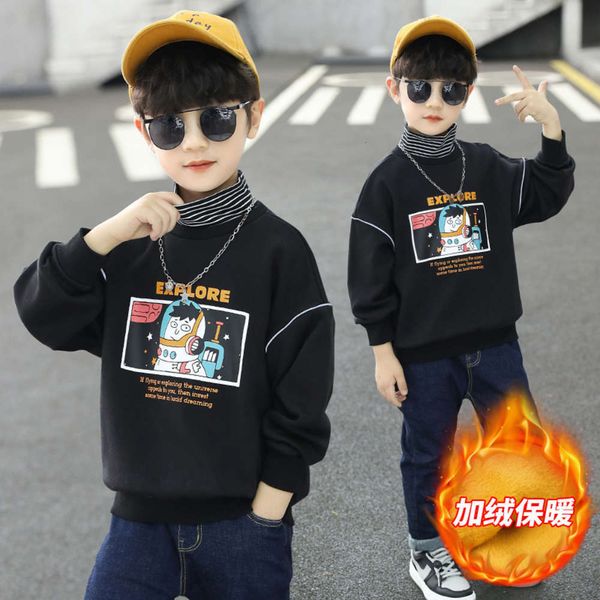school 202 autumn middle cartoon plush children's pullover korean boys' thickened long sve sweater y73vw989, Black
school 202 autumn middle cartoon plush children's pullover korean boys' thickened long sve sweater y73vw989, Black