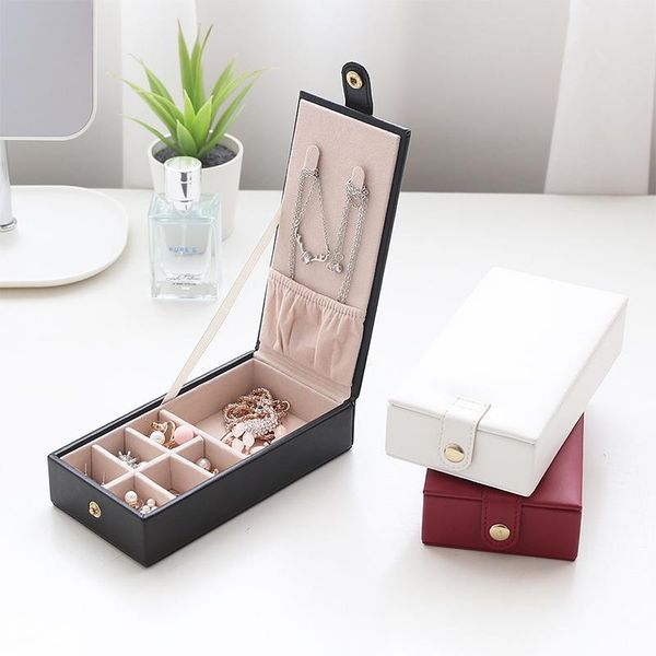portable pu leather jewelry box organizer stud earrings ring necklace jewellery storage packaging case fresh simple style, Pink;blue
portable pu leather jewelry box organizer stud earrings ring necklace jewellery storage packaging case fresh simple style, Pink;blue