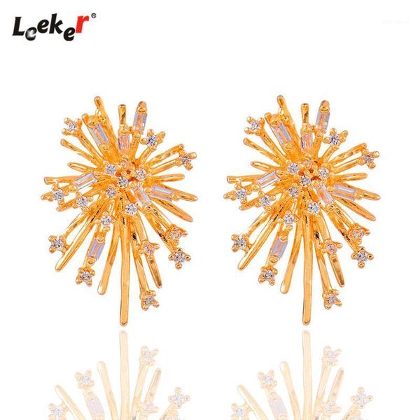 dangle & chandelier leeker luxury zircon flower stud earrings rose gold color women wedding party accessories jewelry 597 lk71, Silver
dangle & chandelier leeker luxury zircon flower stud earrings rose gold color women wedding party accessories jewelry 597 lk71, Silver
