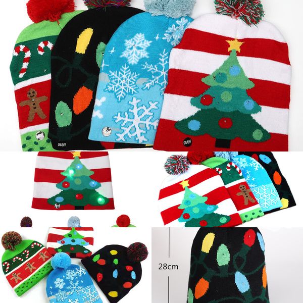 4 styles christmas led light knitted adults kids new year xmas luminous flashing knitting crochet hat party favorywfv
4 styles christmas led light knitted adults kids new year xmas luminous flashing knitting crochet hat party favorywfv