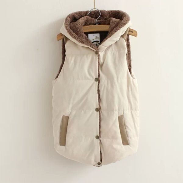 coral fleece hooded thicken women vest jacket patchwork leather sleeveless with buttons waistcoat female autumn winter coat 201028, Black;white
coral fleece hooded thicken women vest jacket patchwork leather sleeveless with buttons waistcoat female autumn winter coat 201028, Black;white