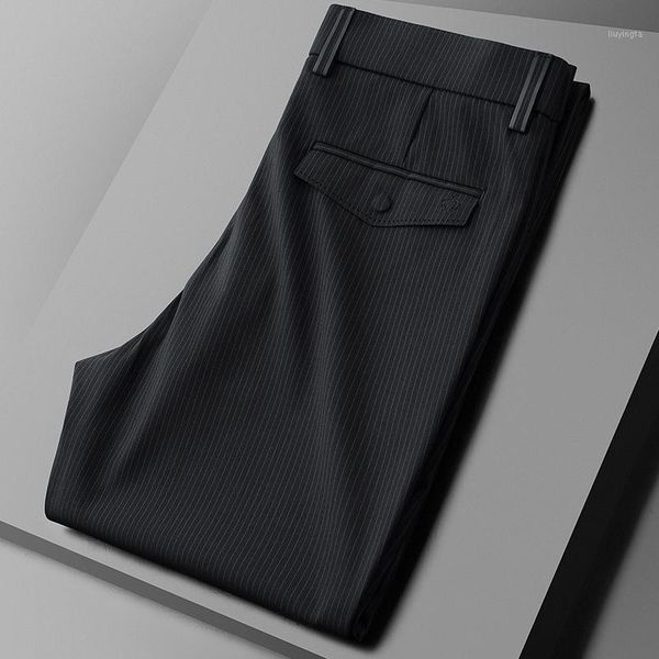 spring summer mens luxury stripe casual male trousers slim fit thin man pants plus size 29-401, Black
spring summer mens luxury stripe casual male trousers slim fit thin man pants plus size 29-401, Black