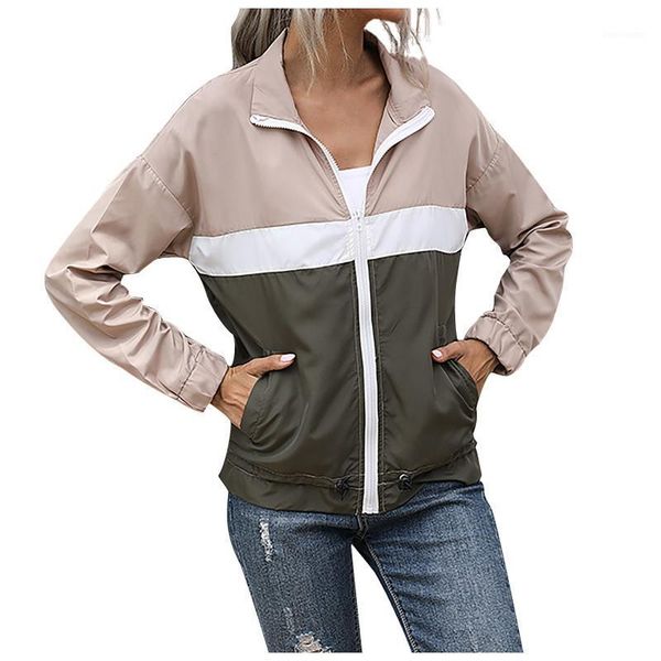 2021 long-sleeved chaqueta mujer green splicing casual zip cardigan jacket lapel jacket sports short running style women 12041, Black;brown
2021 long-sleeved chaqueta mujer green splicing casual zip cardigan jacket lapel jacket sports short running style women 12041, Black;brown