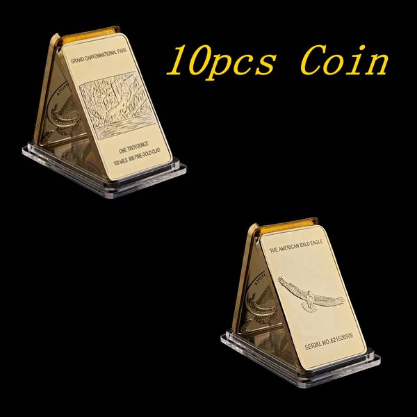 10pcs arts and crafts american bald eagle fine gold bullion bar one troy ounce 100 mills .999 clad grand canyon national park
10pcs arts and crafts american bald eagle fine gold bullion bar one troy ounce 100 mills .999 clad grand canyon national park
