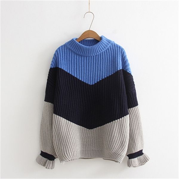 thick mesh jumper women's sweater and pullovers contrast slobbering sweater, sleeved autumn looser of women jumper. du5m, White;black
thick mesh jumper women's sweater and pullovers contrast slobbering sweater, sleeved autumn looser of women jumper. du5m, White;black