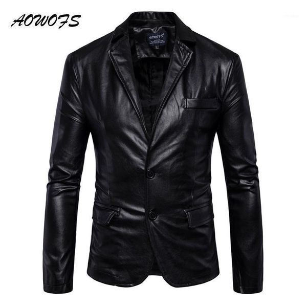 aowofs mens leather blazers slim fit blazer masculino spring autumn brown black leather blazer men jackets coats plus size 5xl1, White;black
aowofs mens leather blazers slim fit blazer masculino spring autumn brown black leather blazer men jackets coats plus size 5xl1, White;black