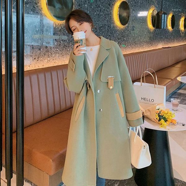 autumn coat women wool jacket coats laides casual blend woolen outerwear 2021 clothing1, Black
autumn coat women wool jacket coats laides casual blend woolen outerwear 2021 clothing1, Black
