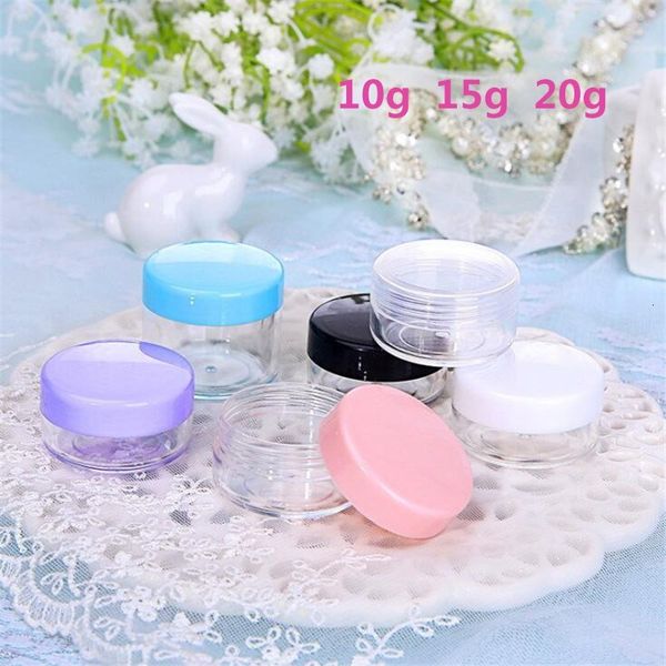 clear 10g 20g jar cosmetic plastic empty sample containers pot jars makeup container b0241
clear 10g 20g jar cosmetic plastic empty sample containers pot jars makeup container b0241