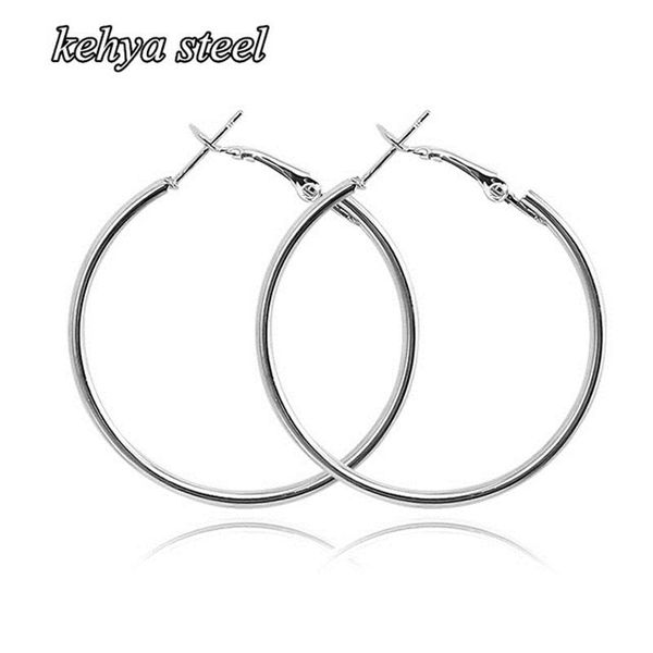round shaped gold/steel color hoop earring for women geometric fashion simple ear jewelry alloy punk style rock circle piercing, Golden;silver
round shaped gold/steel color hoop earring for women geometric fashion simple ear jewelry alloy punk style rock circle piercing, Golden;silver