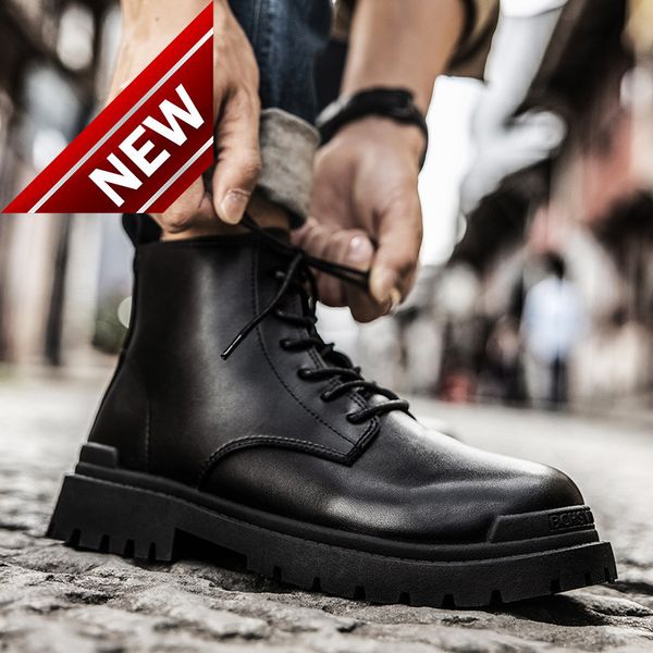martin chelsea winter plush british high men's middle helper boots korean leather shoes, Black
martin chelsea winter plush british high men's middle helper boots korean leather shoes, Black