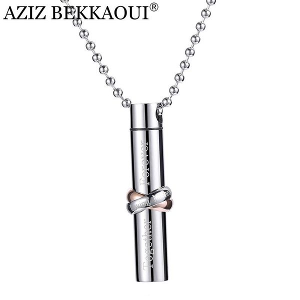 pendant necklaces aziz bekkaoui engrave name stainless steel together forever ash urn necklace memorial keepsake vial tube, Silver
pendant necklaces aziz bekkaoui engrave name stainless steel together forever ash urn necklace memorial keepsake vial tube, Silver