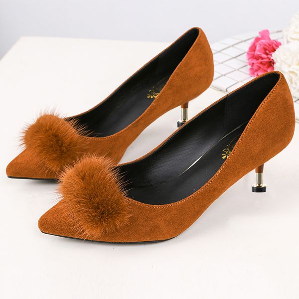 2021 the new new ripped bombs tips from toe roll leaping ladies fine leather ball high heeled shoes party women mifx, Black
2021 the new new ripped bombs tips from toe roll leaping ladies fine leather ball high heeled shoes party women mifx, Black