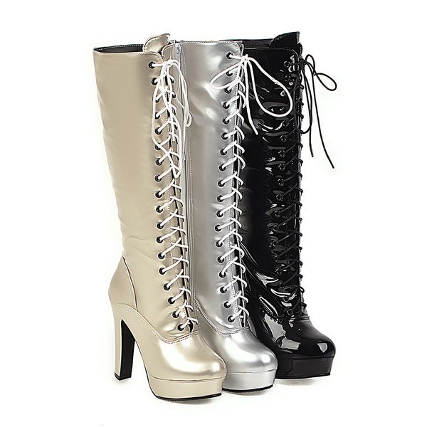 2021 women's at knee height 22-28 in bright plus velvet winter ladies super-large size personalization boots 3gxo, Black
2021 women's at knee height 22-28 in bright plus velvet winter ladies super-large size personalization boots 3gxo, Black