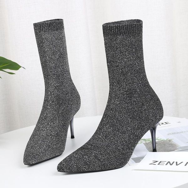 stretch fabric gladiator women's platform pumps ladies pointed toe dress high heel shoes woman thin heels slip on footwear 20201, Black
stretch fabric gladiator women's platform pumps ladies pointed toe dress high heel shoes woman thin heels slip on footwear 20201, Black