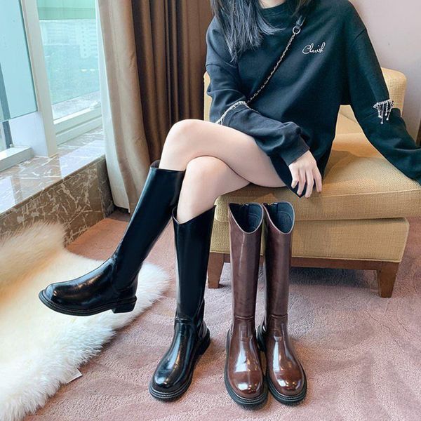boots women's below knee 2021 high back zipper retro versatile thick heel show thin chivalrous women shoes, Black
boots women's below knee 2021 high back zipper retro versatile thick heel show thin chivalrous women shoes, Black