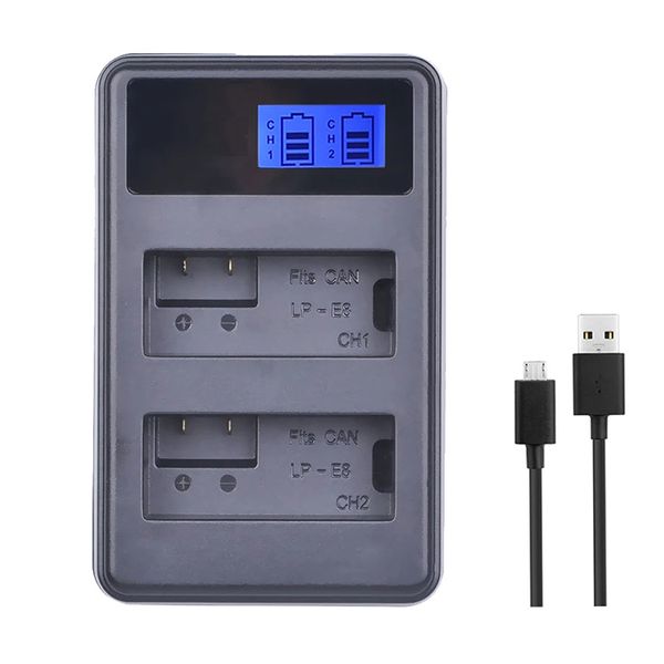 lp-e8 lpe8 lp e8 lcd camera charger for canon eos 550d 600d 650d 700d x5 x6i x7i t2i t3i t4i t5i eos kiss x4
lp-e8 lpe8 lp e8 lcd camera charger for canon eos 550d 600d 650d 700d x5 x6i x7i t2i t3i t4i t5i eos kiss x4