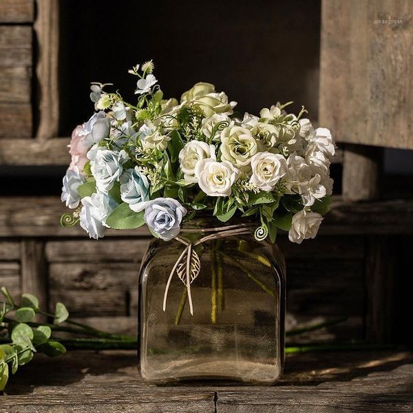 decorative flowers & wreaths 10 heads big artificial rose flower bouquet flores artificiales wedding home fall decorations fake fleur artifi
decorative flowers & wreaths 10 heads big artificial rose flower bouquet flores artificiales wedding home fall decorations fake fleur artifi