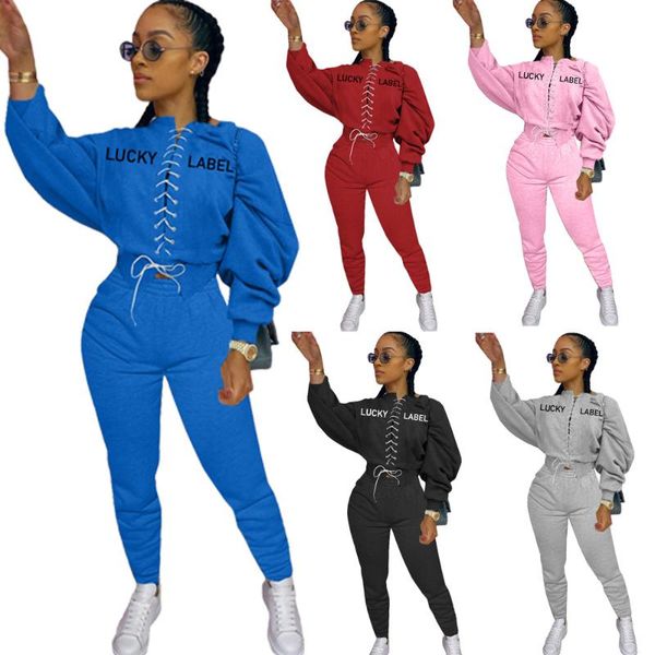 83y064 autumn winter women casual solid letter bandage print sports two piece set and pants tracksuit sweatsuit outfits hot, Gray
83y064 autumn winter women casual solid letter bandage print sports two piece set and pants tracksuit sweatsuit outfits hot, Gray