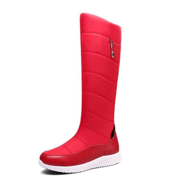 fanyuan snow boots down pu leather round toe casual slip on women shoes winter keep warm wedge heel knee high boots size35-44, Black
fanyuan snow boots down pu leather round toe casual slip on women shoes winter keep warm wedge heel knee high boots size35-44, Black