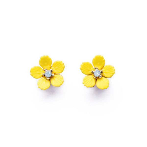 e00535 fashion new arrival low price small elegant fashion inspiration women yellow flower stud earrings, Golden;silver
e00535 fashion new arrival low price small elegant fashion inspiration women yellow flower stud earrings, Golden;silver