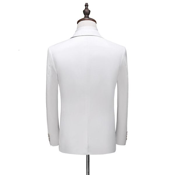 2021 2 Pieces New-style Designs Fashionable Men Suit Groom Wedding Suits Jacket Pants ESZN, White;black
2021 2 Pieces New-style Designs Fashionable Men Suit Groom Wedding Suits Jacket Pants ESZN, White;black