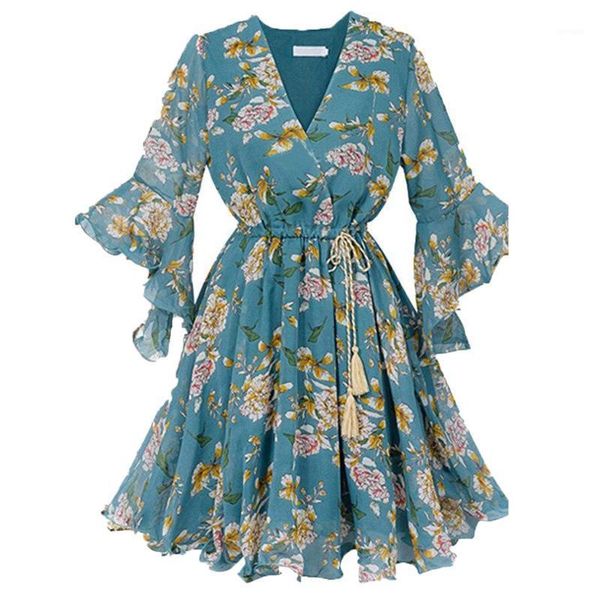 women chiffon v neck dress floral print new summer women chiffon bohemian dresses beach irregular female mid-calf dress#0722ljc1, White;black
women chiffon v neck dress floral print new summer women chiffon bohemian dresses beach irregular female mid-calf dress#0722ljc1, White;black