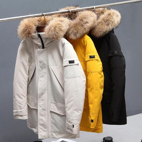 men's down & parkas 2021 winter warm mens 90% white duck sports ski outdoor outerwear thicken fur hooded mid-long jacket coat puffer, Black
men's down & parkas 2021 winter warm mens 90% white duck sports ski outdoor outerwear thicken fur hooded mid-long jacket coat puffer, Black