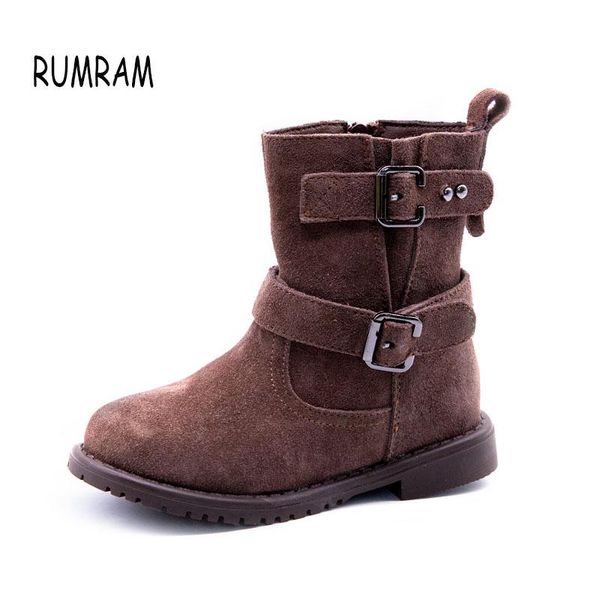 boots rumram winter boys girls genuine leather anti-suede fashionable side zipper retro warm cotton kids, Black;grey
boots rumram winter boys girls genuine leather anti-suede fashionable side zipper retro warm cotton kids, Black;grey