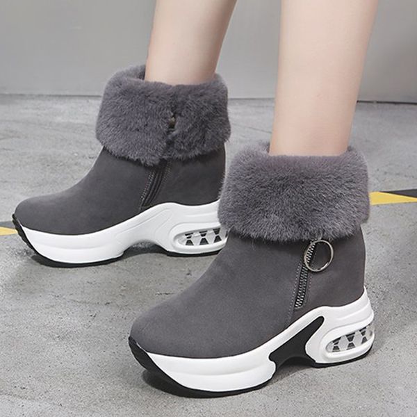 tnis femininos sapatos de plataforma quente plush inverno vulcanize tenis feminino altura crescente zapatos para mujer, Black;brown
tnis femininos sapatos de plataforma quente plush inverno vulcanize tenis feminino altura crescente zapatos para mujer, Black;brown