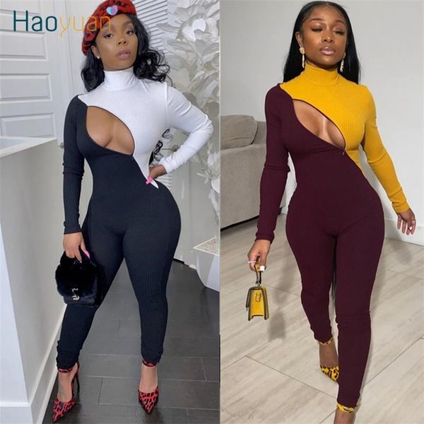 haoyuan zip cut out bodycon jumpsuit rave festival turtleneck body one piece club outfit long sleeve rompers women jumpsuit y200422, Black;white
haoyuan zip cut out bodycon jumpsuit rave festival turtleneck body one piece club outfit long sleeve rompers women jumpsuit y200422, Black;white