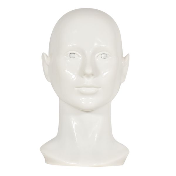 pvc wig head - female mannequin wig stand holder for style, model and display hair, hats and hairpieces, mask - for home, salon and shop, White
pvc wig head - female mannequin wig stand holder for style, model and display hair, hats and hairpieces, mask - for home, salon and shop, White
