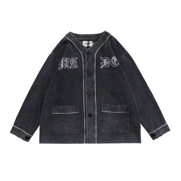 2021 new harajuku letter embroidery corduroy jacket men and women single breasted oversize casual bomber jackets hip hop loose coat vh7d, Black;brown
2021 new harajuku letter embroidery corduroy jacket men and women single breasted oversize casual bomber jackets hip hop loose coat vh7d, Black;brown
