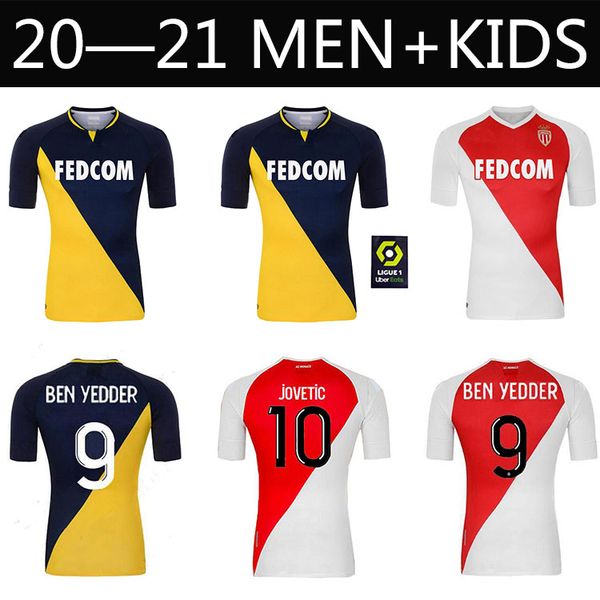 maillots de foot 20 21 as monaco football shirt keita balde ben yedder gelson 2020 2021 home and away games boys' football shirt, Black;yellow 
maillots de foot 20 21 as monaco football shirt keita balde ben yedder gelson 2020 2021 home and away games boys' football shirt, Black;yellow