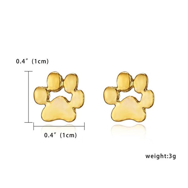 lovely paw earrings for women cute cat dog paw print stud earrings jewelry gift pierced ear jewelry for girls new year gift sqcwxu, Golden
lovely paw earrings for women cute cat dog paw print stud earrings jewelry gift pierced ear jewelry for girls new year gift sqcwxu, Golden