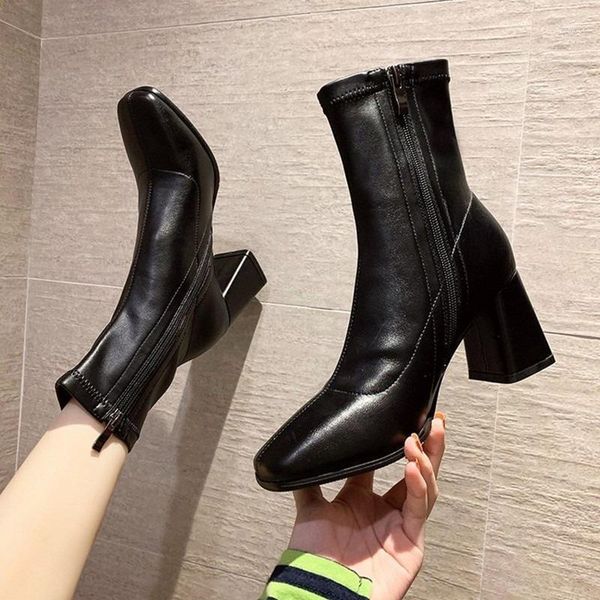 2021 shoes boots women new zipper mid calf autumn ladies rock high heel mid-calf rubber solid mid-calf rome fabric basic pu squa1, Black
2021 shoes boots women new zipper mid calf autumn ladies rock high heel mid-calf rubber solid mid-calf rome fabric basic pu squa1, Black