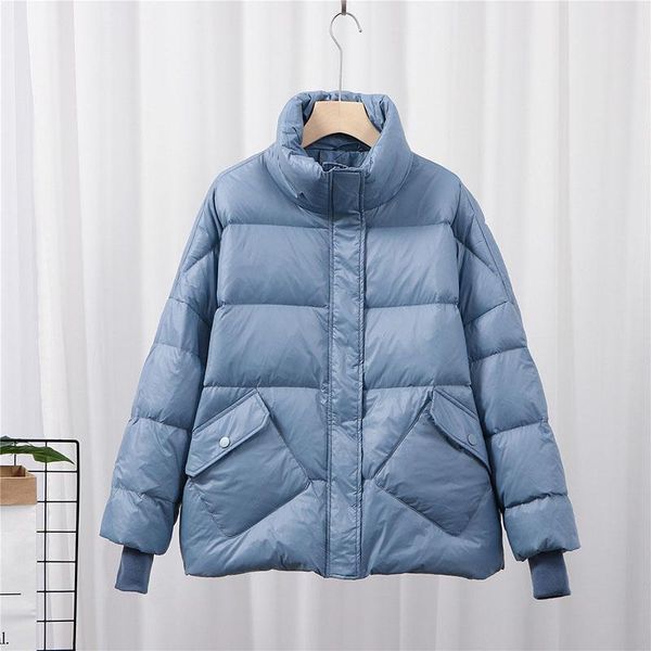 2021 new women's down jacket short loose stand collar large size thick winter coat female fashion wild women's clothing, Black
2021 new women's down jacket short loose stand collar large size thick winter coat female fashion wild women's clothing, Black