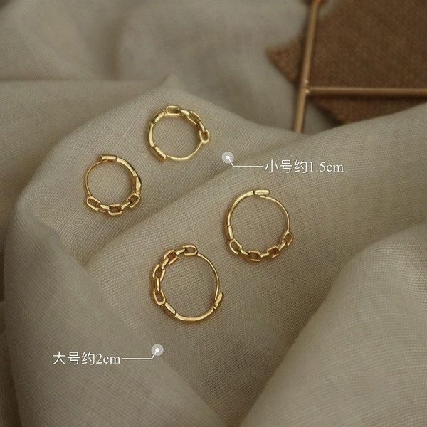 hoop & huggie 925 sterling silver earring fashion simple vintage chain ear ring punk hip hop personality woman girl boy jewelry, Golden;silver
hoop & huggie 925 sterling silver earring fashion simple vintage chain ear ring punk hip hop personality woman girl boy jewelry, Golden;silver