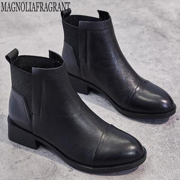 boots autumn genuine leather woman winter warm non-slip ankle shoes wild ladies botas mujer y975, Black
boots autumn genuine leather woman winter warm non-slip ankle shoes wild ladies botas mujer y975, Black