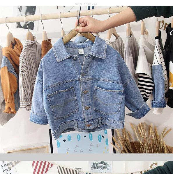 jackets 2021 kids clothes boys girls spring autumn item girl casual pocket jeans jacket denim coat, Blue;gray
jackets 2021 kids clothes boys girls spring autumn item girl casual pocket jeans jacket denim coat, Blue;gray
