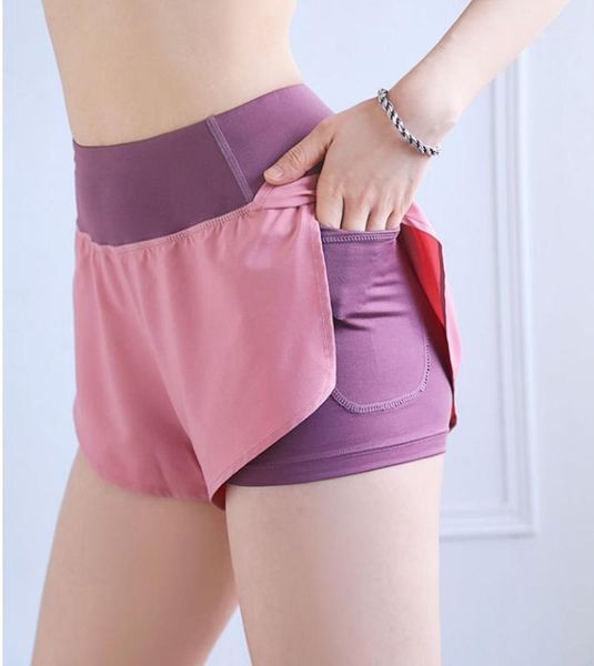 gym clothing high waist sports shorts women's elastic with pocket training leggings anti light fake two piece quick drying yoga shorts1, White;black
gym clothing high waist sports shorts women's elastic with pocket training leggings anti light fake two piece quick drying yoga shorts1, White;black