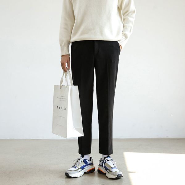 2021 men's new autumn thin, solid-colored thick woolen trousers youth pants 32ql, Black
2021 men's new autumn thin, solid-colored thick woolen trousers youth pants 32ql, Black