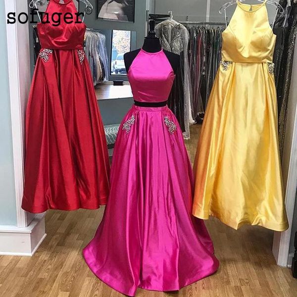 sofuge fuchsia yellow halter satin evening dresses prom aline arabic side pockets muslim special occasion1, White;black
sofuge fuchsia yellow halter satin evening dresses prom aline arabic side pockets muslim special occasion1, White;black