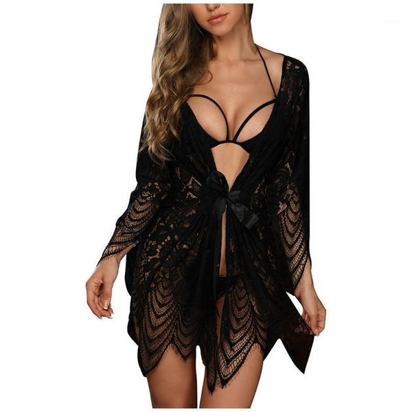 3pc women plus size floral lace trim up robe bra panty set nightgown sleepwear lingerie lengerie femenina sexy1, Black;red
3pc women plus size floral lace trim up robe bra panty set nightgown sleepwear lingerie lengerie femenina sexy1, Black;red