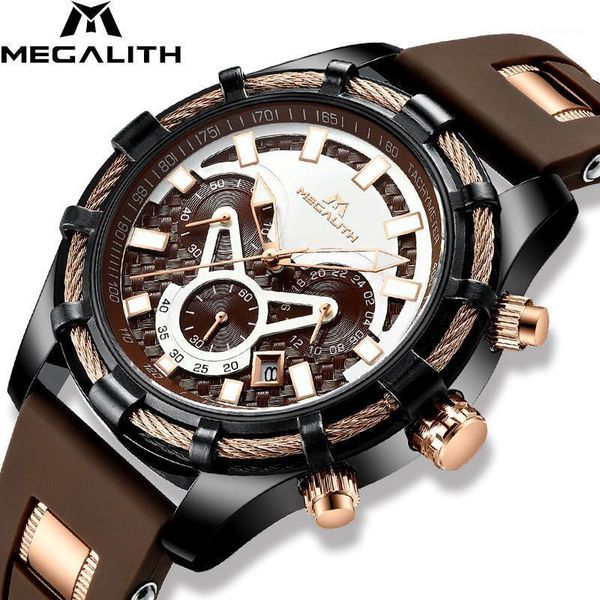 megalith casual sport watches men quartz wrist watch for man fashion waterproof clock watche man 80421, Slivery;brown
megalith casual sport watches men quartz wrist watch for man fashion waterproof clock watche man 80421, Slivery;brown