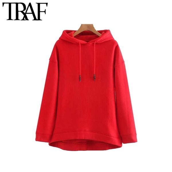 traf women vintage stylish oversized solid sweatshirts fashion adjustable hooded long sleeve loose female pullovers chic 201211, Black
traf women vintage stylish oversized solid sweatshirts fashion adjustable hooded long sleeve loose female pullovers chic 201211, Black