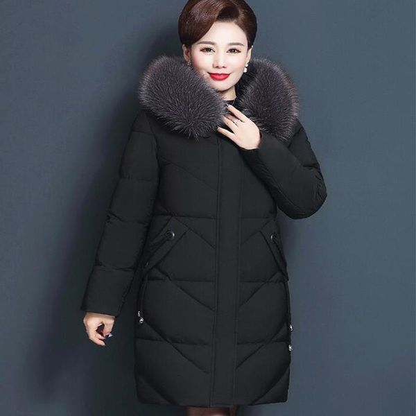 female jacket plus size 7xl 8xl middle aged winter jackets women hooded fur collar parka long womens down cotton coat women warm, Black
female jacket plus size 7xl 8xl middle aged winter jackets women hooded fur collar parka long womens down cotton coat women warm, Black