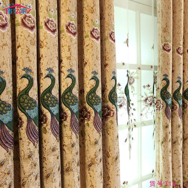 curtain & drapes fabric factory direct selling chenille peacock embroidered shading product customization
curtain & drapes fabric factory direct selling chenille peacock embroidered shading product customization