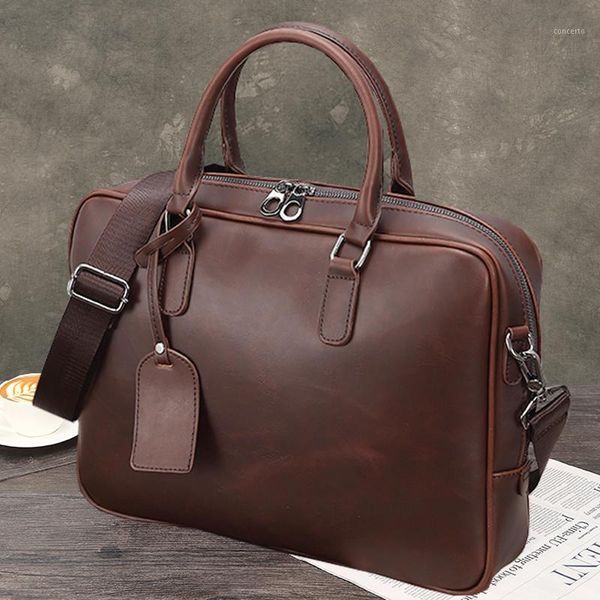 crazy horse leather men briefcase business messenger bag quality pu leather briefcase men's bags office handbag bolso hombre1
crazy horse leather men briefcase business messenger bag quality pu leather briefcase men's bags office handbag bolso hombre1