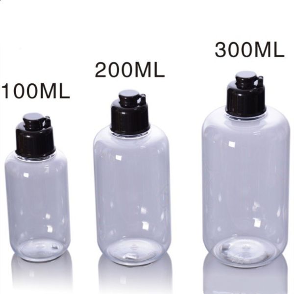 1pc 100/200/300ml container transparent bottle emulsion pump black flip refillable bottles space shampoo lotion cosmetics empty
1pc 100/200/300ml container transparent bottle emulsion pump black flip refillable bottles space shampoo lotion cosmetics empty