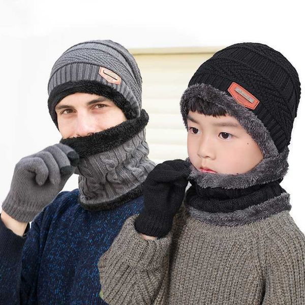winter hat scarf glove parent-child set children plush thicken knitted wool hat men cycling coldproof keep warm beanie skull cap, Blue;gray
winter hat scarf glove parent-child set children plush thicken knitted wool hat men cycling coldproof keep warm beanie skull cap, Blue;gray
